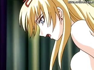 Blonde anime shemale having sex