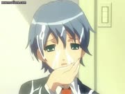 Animated shemale gets cock rubbed