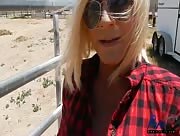 busty blonde cowgirl rides a big cock