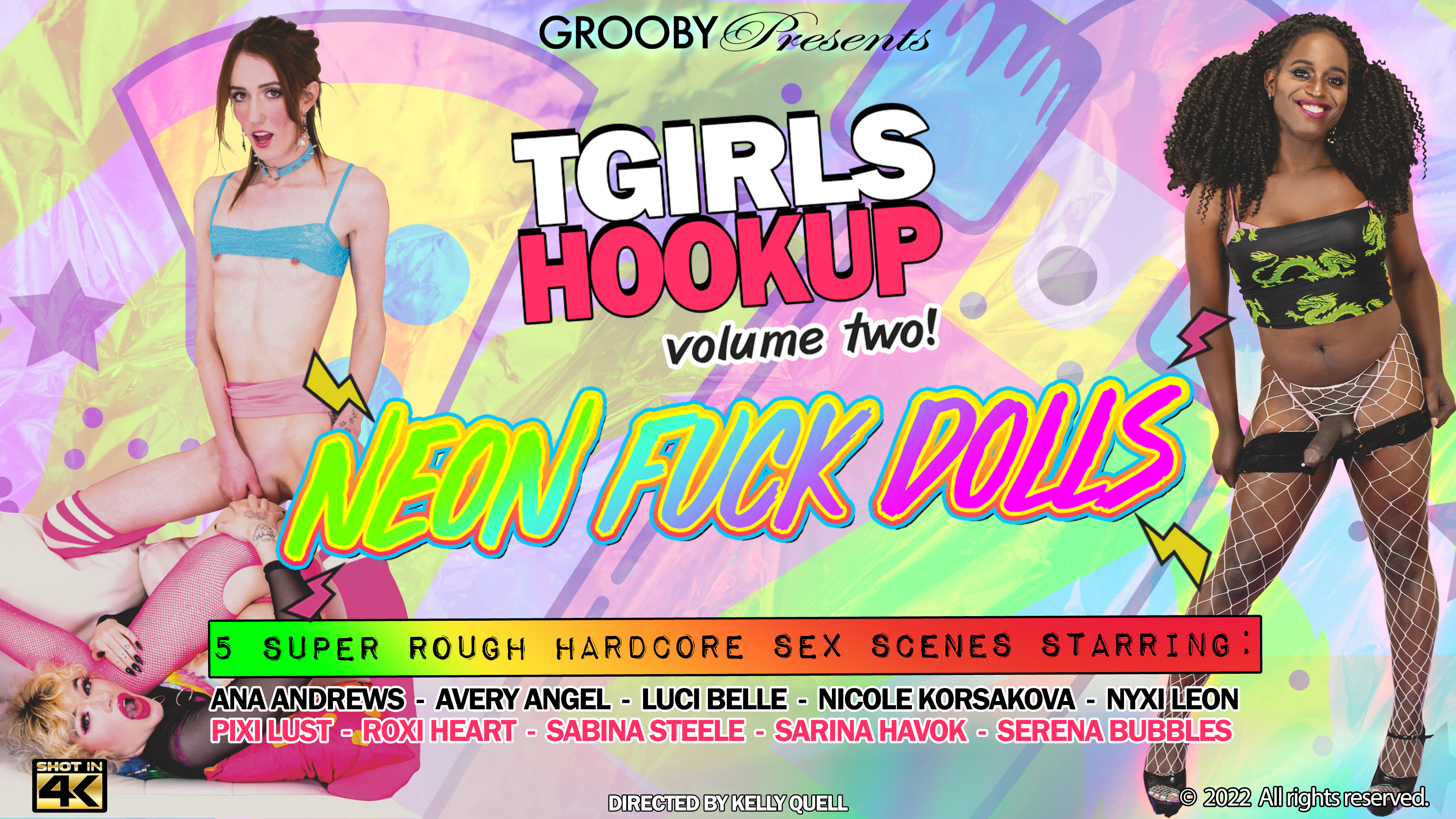 TGirls Hookup Volume 2: Neon Fuck Dolls DVD Trailer